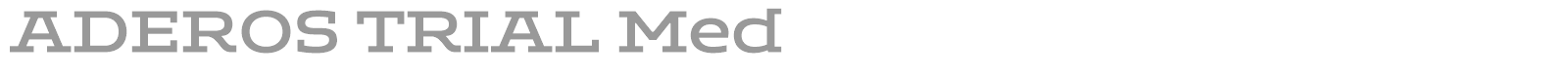 Aderos font preview